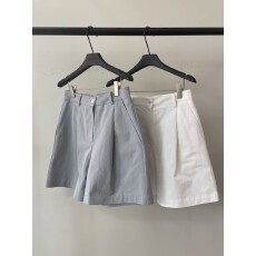 批发东大门2026夏季新款高腰系扣显瘦休闲短裤女外穿a字阔腿裤子