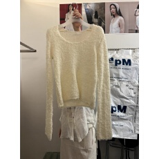 批发韩国东大门2026春季新款减龄百搭圆领长袖针织衫女内搭套头毛衣潮