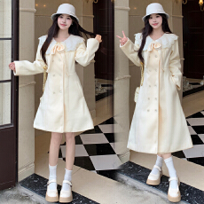 批发实拍~高级感千金毛呢外套连衣裙冬季大码女装收腰显瘦夹棉毛呢裙