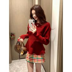 批发2026<b class='q'>新款</b>新年过年氛围感红色<b class='q'>毛衣</b>女秋冬收腰显瘦巨好看本命年上衣
