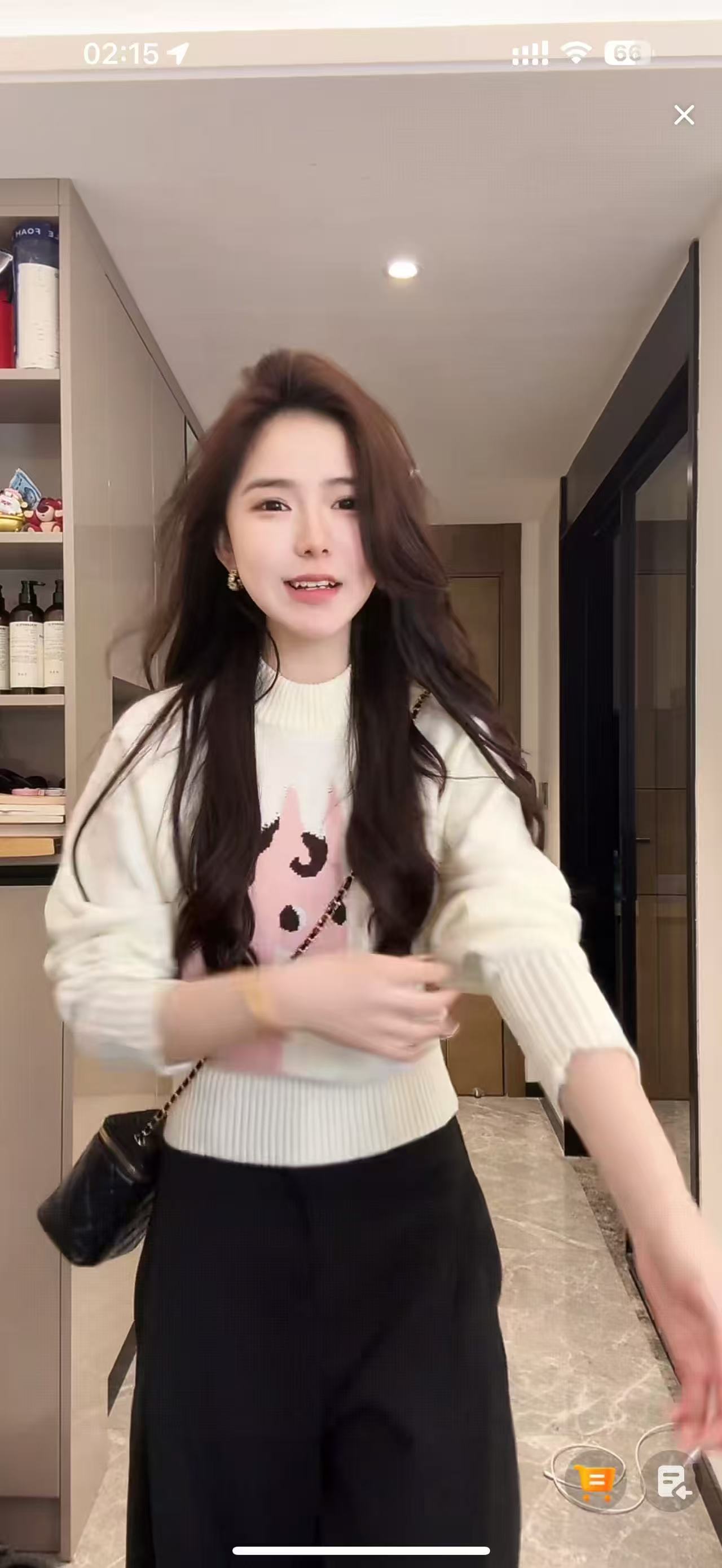 신년 부드러운 찹쌀 만화 작은 말 긴팔 니트 스웨터 여성 이른 봄 고유 한 아름다운 miu 부서 스웨터 기본 셔츠 맨위
