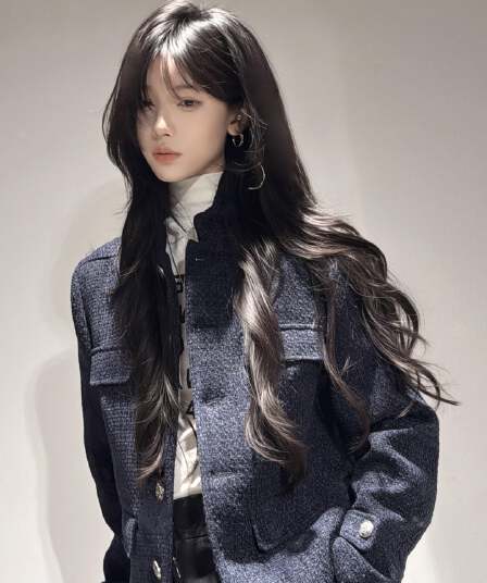 오래된 돈 바람 트위드 짧은 여성 코트 봄 가을 새로운 품격 캐주얼 다용도 출퇴근 착용 가져 가라. 긴팔 정장 맨위
