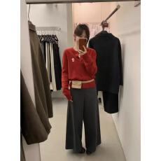 批发<b class='q'>浙江</b>普院毛衣<b class='q'>桐乡</b>高端嘉兴濮院羊绒开衫花朵刺绣长袖针织外套上衣