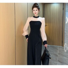 批发新款气质显瘦长袖时尚休闲百搭轻奢女装<b class='q'>连体裤</b>