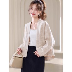 批发秋装新款高级感刺绣<b class='q'>宽松</b>气质短<b class='q'>外套</b>优雅时尚中式别致上衣女装