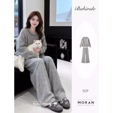 批发秋季套<b class='q'>装</b><b class='q'>女</b>高级感气质洋气新款毛衣开衫背心裤子针织套<b class='q'>装</b>三件套