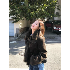 批发中古少女韩系氛围感保暖棉服外套女冬新款甜美小个子<b class='q'>百搭</b>减龄棉衣