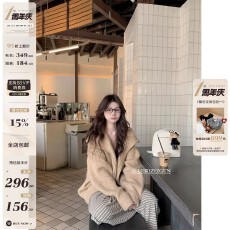 批发1只衮1Z1ZGUN自留！超绝松弛感 高克重羊毛针织连帽毛衣短裤套装