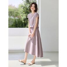 批发夏季新款超仙时尚洋气套装<b class='q'>高档</b><b class='q'>连衣裙</b>时尚一整套伞裙两件