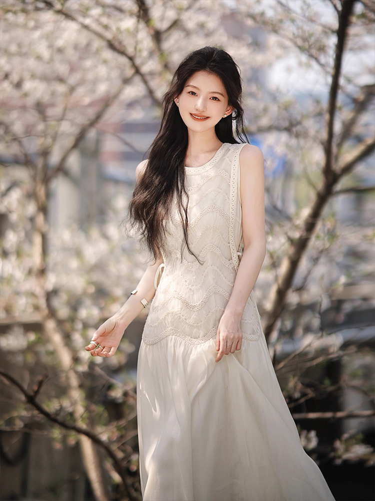 첫사랑 센스 드레스 럭셔리 카드 보여주기 섹션 te 하지마. 짜다 레이스 다용도 민소매 드레스