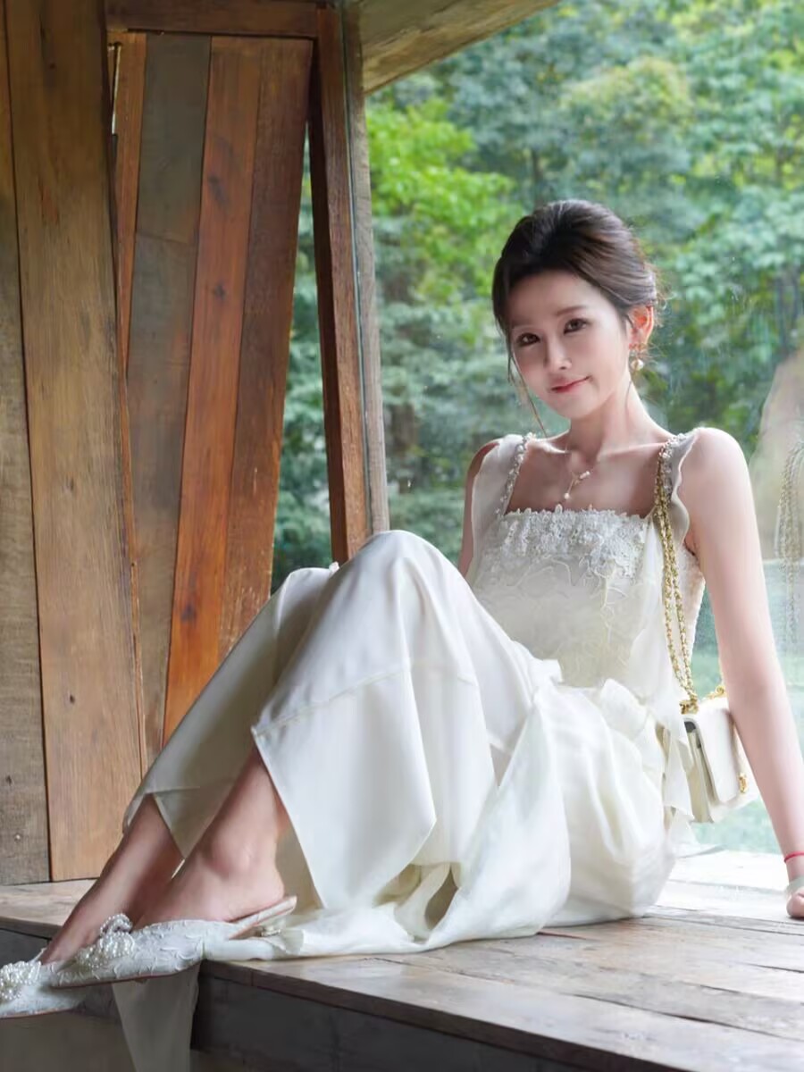 찌르기 하얀 달빛 반드시 보증금 사람들 실크 어둠 곡물 자카드 맨위 와이드 레그 팬츠