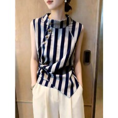 批发<b class='q'>夏</b>季新款法式设计感小众时尚气质女装独特漂亮超好看上衣女