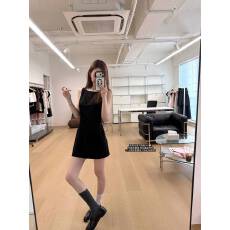 批发oker章壳儿<b class='q'>正品</b>夏季新款收腰修身显瘦露背短款背心裙连衣裙女