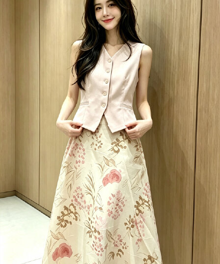 자이언트 잘 생긴 ~ 중 여름 착용 가져 가라. 전체 집합 새로운 고유 한 디자인 센스 아름다운 작은 샤넬 스타일 캐주얼 세트 여성