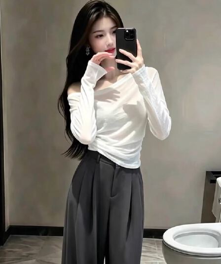 여름 드레스 코디 전체 집합 패션 품격 로얄 자매 빛 요리 한 아름다운 자이언트 잘 생긴 비스듬한 어깨 의류 세트 두 조각 여성 세트