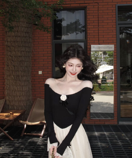 늦게 시리아 동백 나무 프랑스식 동백 나무 빛 럭셔리 천 금빛 바람 오프숄더 이른 가을 새로운 플래시 훈련 Tulle 인어 꼬리 드레스