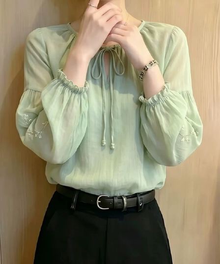 프랑스식 사소한 고유 한 아름다운 자이언트 잘 생긴 품격 맨위 여성 여름 새로운 외국 가스 작은 셔츠 튀김 거리 셔츠