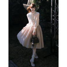 批发avenement/老钱羊绒开衫针织衫长袖毛衣金属扣内搭外穿上衣女秋冬
