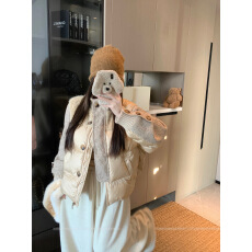 批发实拍实价 拼接鸭绒立领羽绒短款潮牌上衣小个子外套女