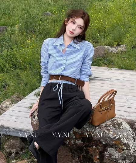 원 유안 무료 조합 출퇴근 품격 슬림해 보이는 다용도 패션 셔츠 벨트 포함
