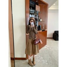 批发原版面料设计感条纹打底长袖T恤女秋冬修身百搭<b class='q'>休闲</b>内搭单穿上衣