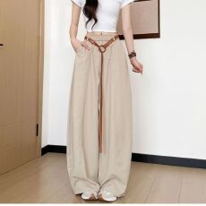 批发<b class='q'>大码</b>韩版纯棉休闲弯刀阔腿裤女秋冬新款宽松高腰<b class='q'>时尚</b>爵士舞长裤潮