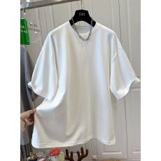 批发纯棉后包领<b class='q'>大码</b>女装300斤  后背开叉刺绣短袖T恤女上衣宽松<b class='q'>时尚</b>夏