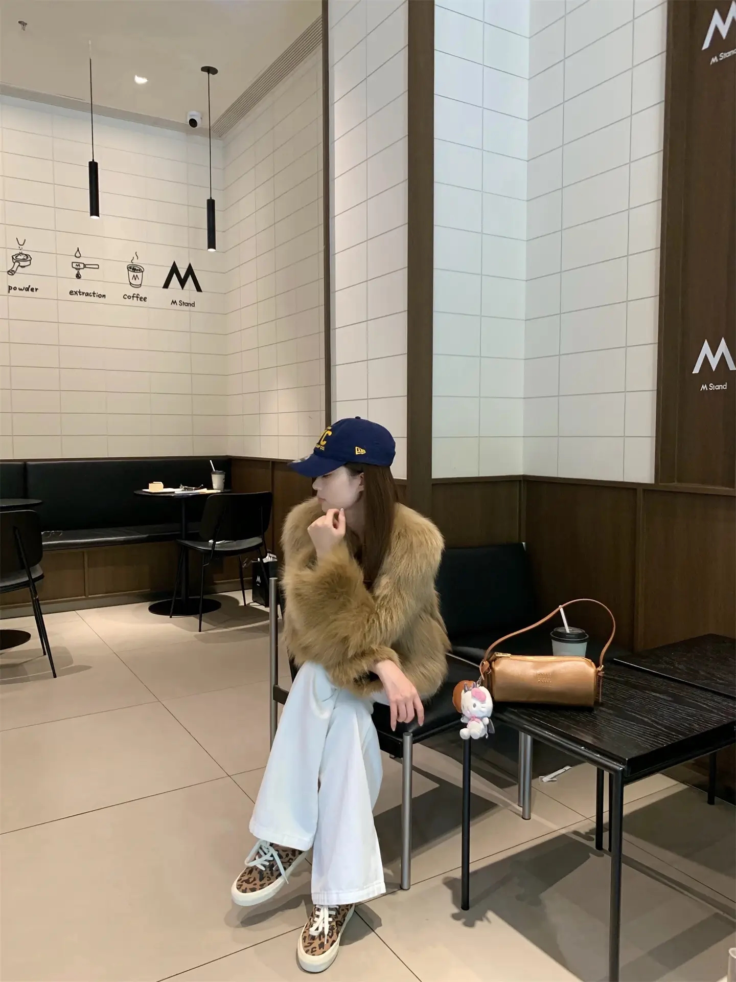 프렌치 헤븐 스타일 가을 겨울 모헤어 자켓 상세 이미지 5