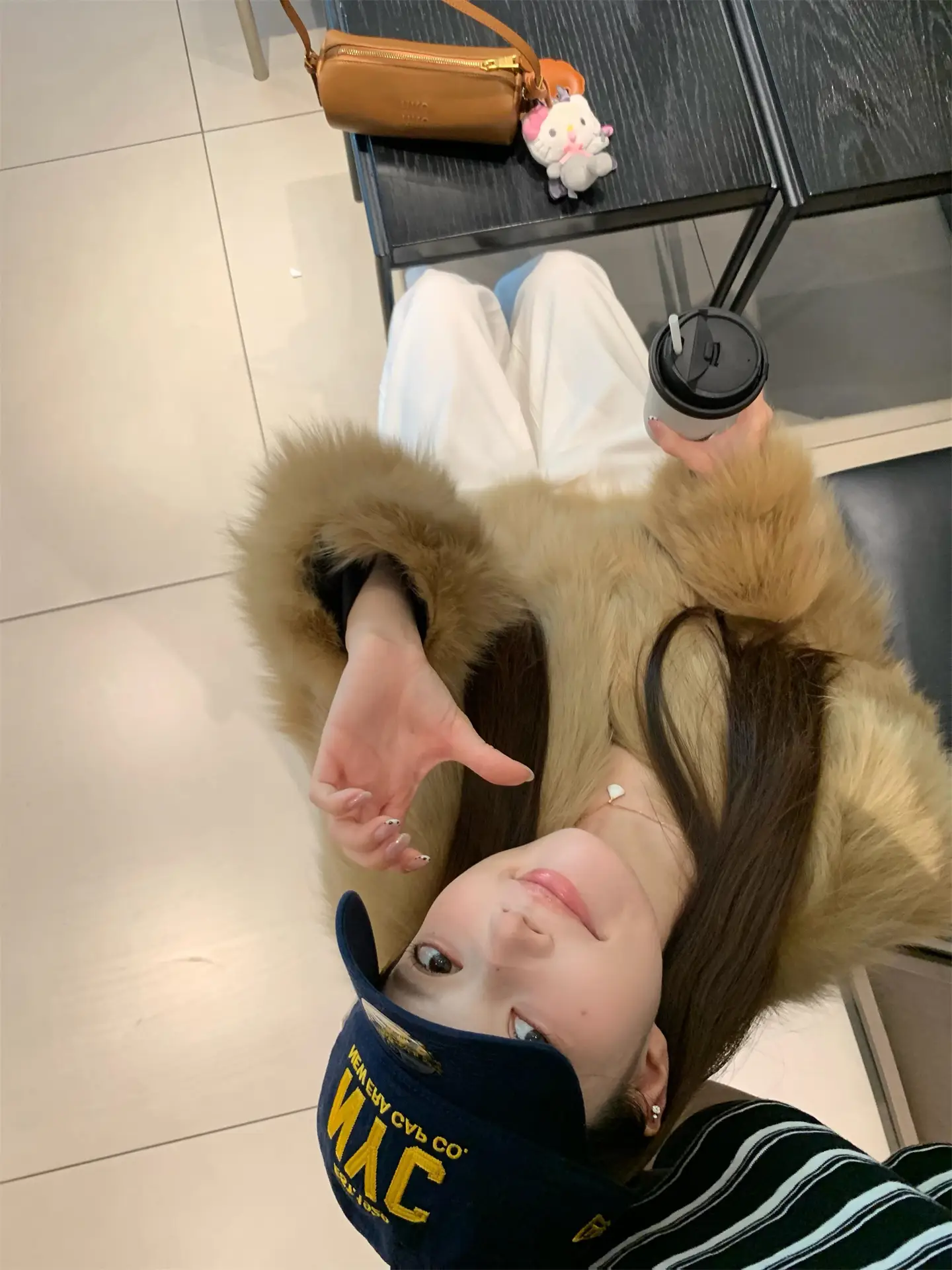 프렌치 헤븐 스타일 가을 겨울 모헤어 자켓 상세 이미지 7
