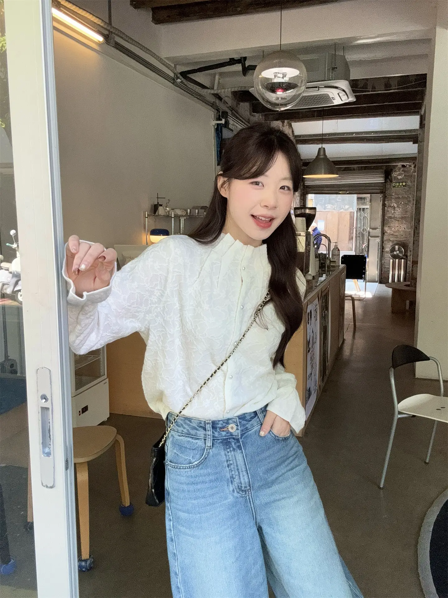 2026년 봄 신상 레이스 블라우스 상세 이미지 8