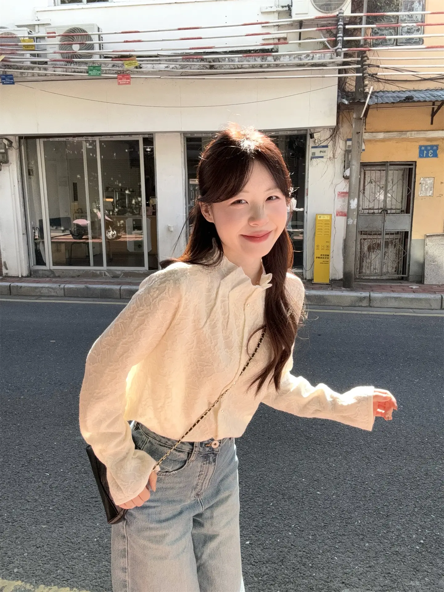 2026년 봄 신상 레이스 블라우스 상세 이미지 9
