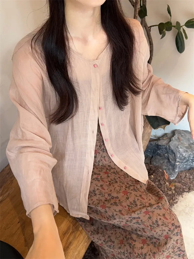 피치 티셔츠+플라워 드레스 세트 상세 이미지 10