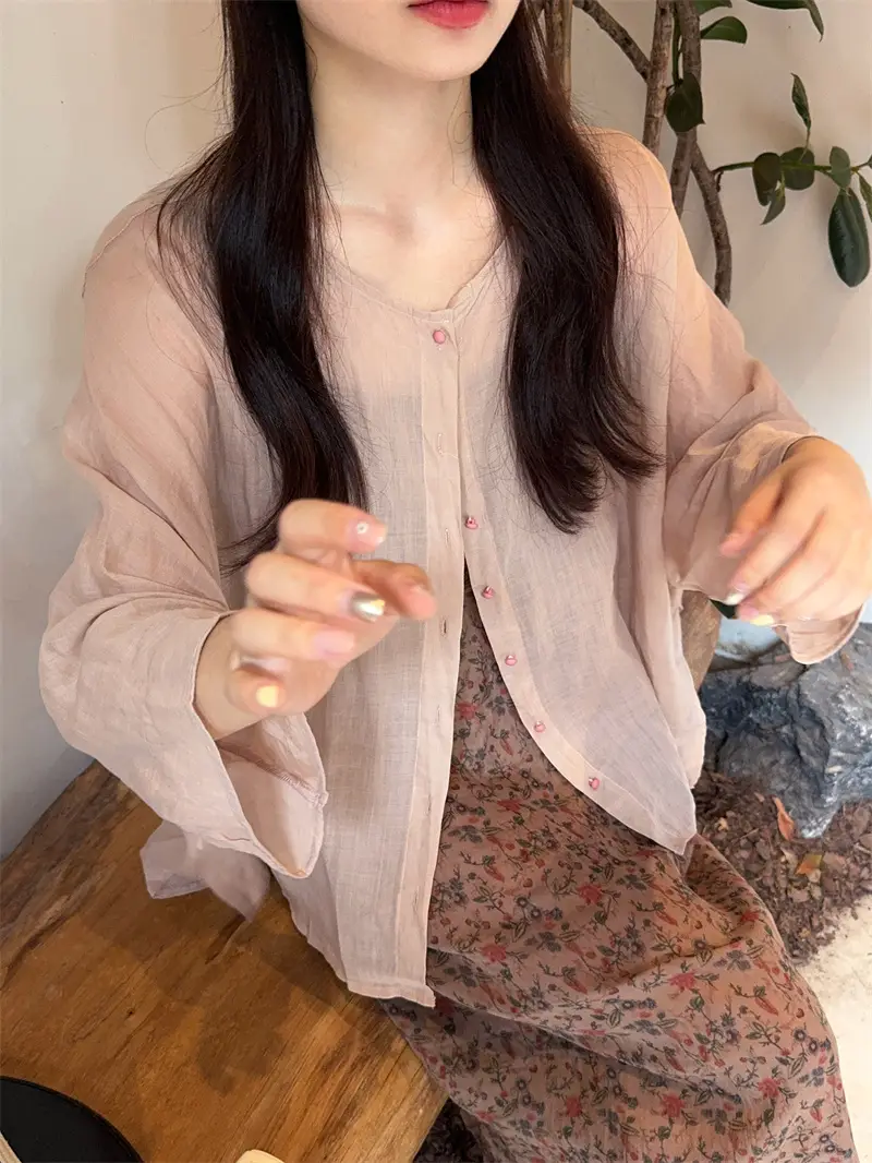 피치 티셔츠+플라워 드레스 세트 상세 이미지 11
