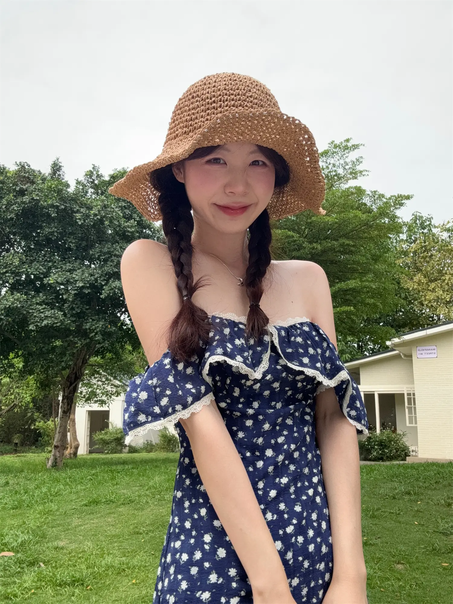 플라워 원피스 레이스 디자인 상세 이미지 10