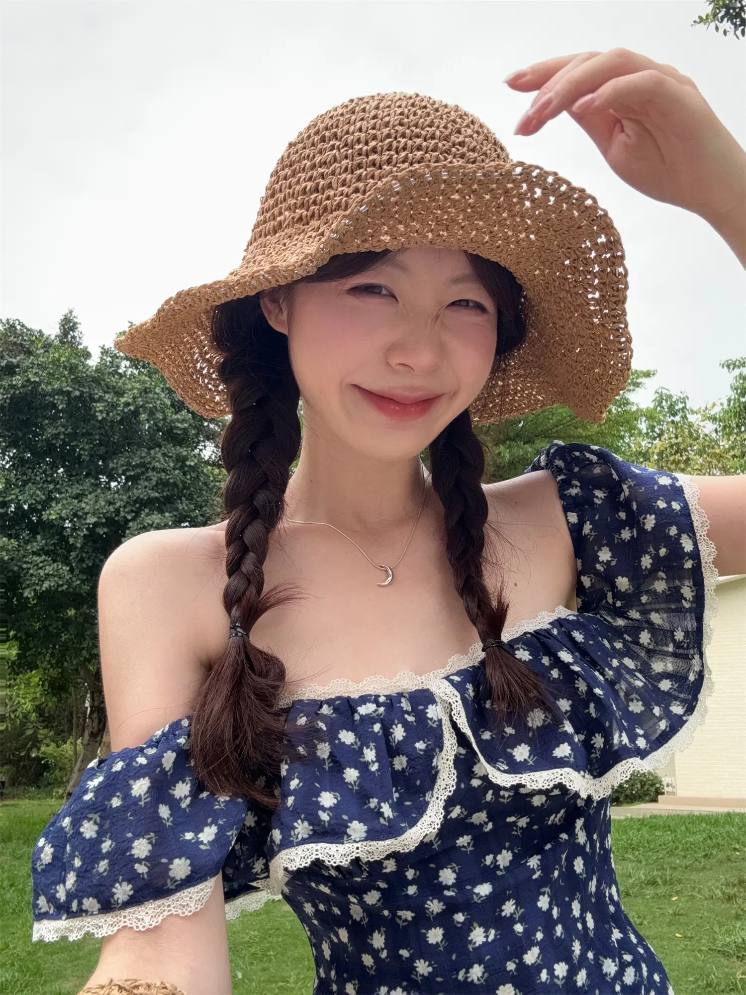 플라워 원피스 레이스 디자인 상세 이미지 11