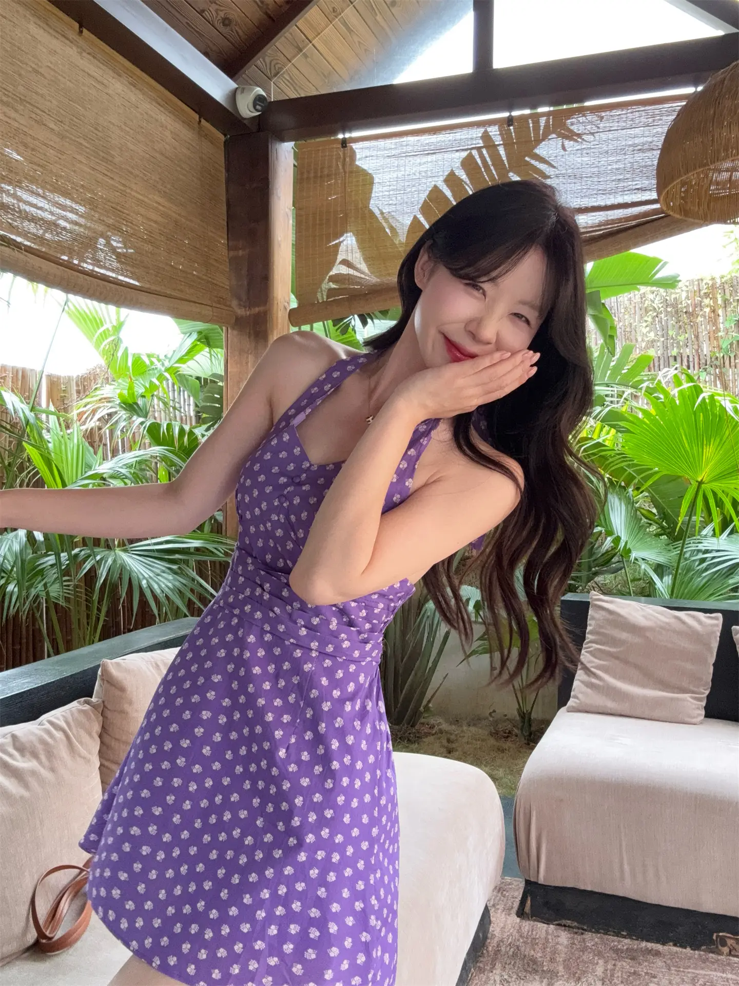 플라워 무소매 원피스 상세 이미지 10