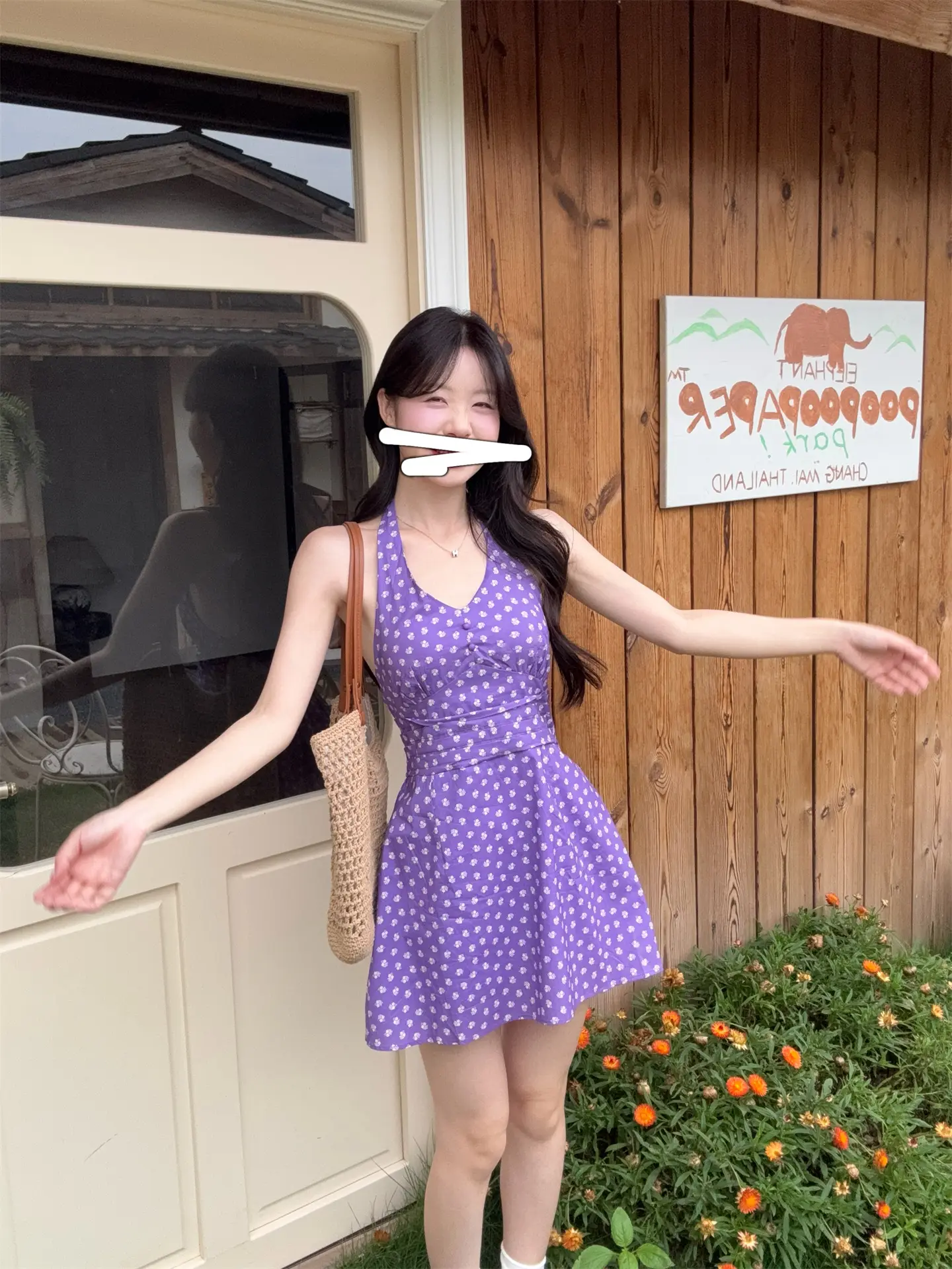 플라워 무소매 원피스 상세 이미지 13