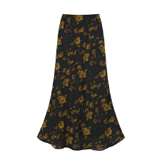 批发三标齐全 天猫品质 五线打边 法式<b class='q'>复古</b>气质碎花性感包臀半身裙