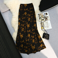 批发三标齐全 天猫品质 五线打边 法式<b class='q'>复古</b>气质碎花性感包臀半身裙