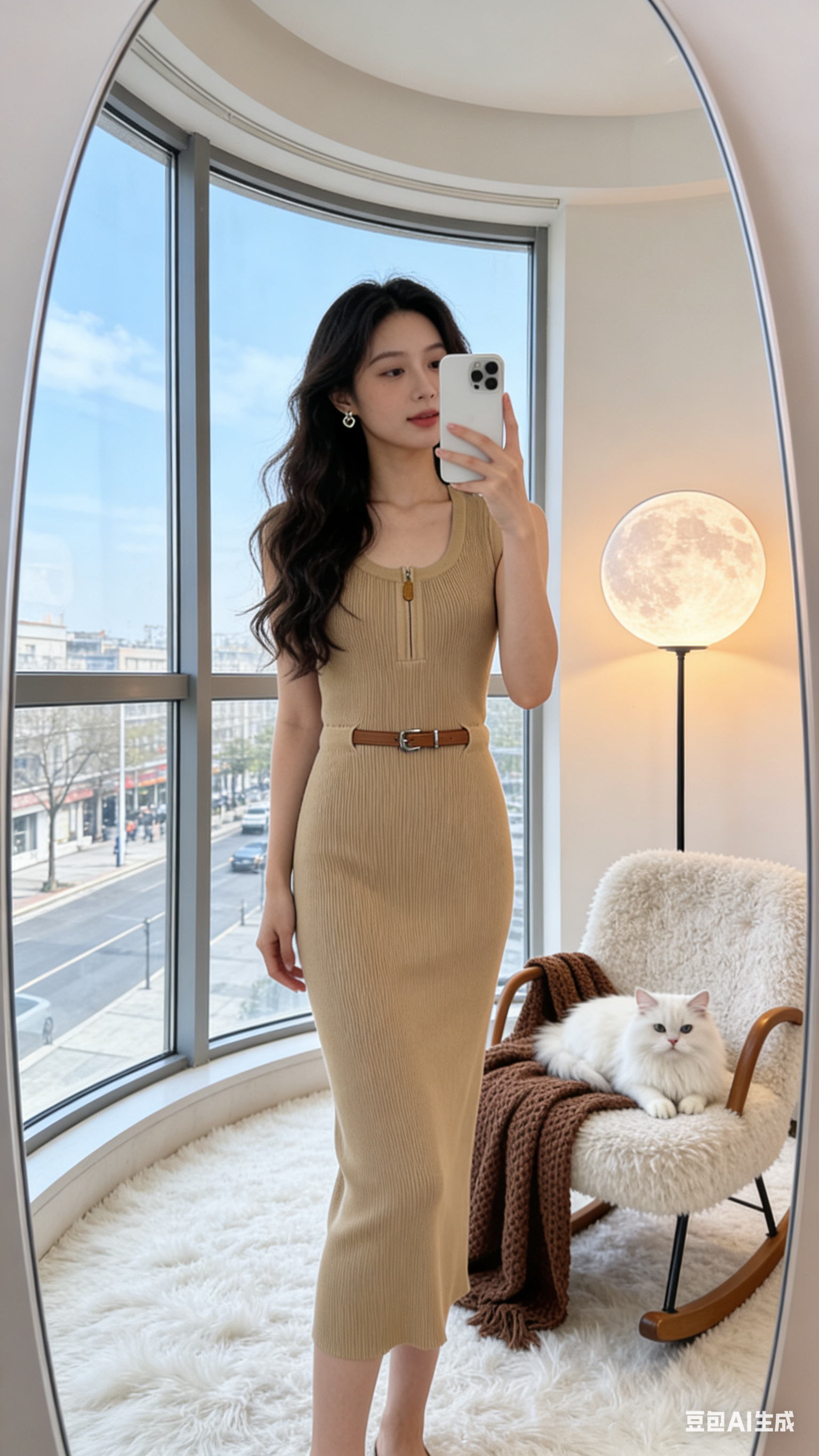 프랑스식 지퍼 니트 조끼 여성 드레스 여름 순수한 욕망 섹시함 핫걸 몸매 가꾸기 슬림해 보이는 작은 키 타이트 스커트 롱 스커트