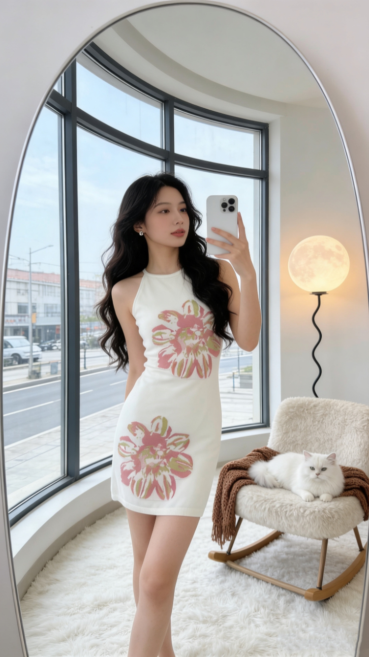 프랑스식 작은 샤넬 스타일 고급 센스 순수한 욕망 바람 미니멀리즘 행침 목 치마 드레스 몸매 가꾸기 민소매 니트 타이트 스커트 미니 스커트