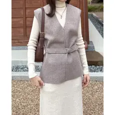 批发韩系毛呢马夹外套女时髦洋气 外穿冬马甲 2025新款今年流行爆款