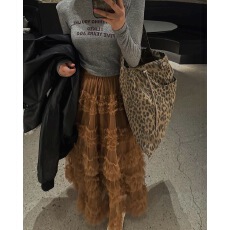 批发26春 韩代 层次感蓬蓬裙网纱裙半身裙