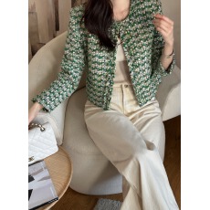 批发小香风粗花呢短外套女 <b class='q'>春秋</b> 轻奢时尚 网红名媛淑女韩国chic