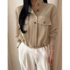 批发纯色立领长袖防<b class='q'>晒衣</b><b class='q'>空调</b><b class='q'>衫</b> 韩版chic 宽松休闲外套女