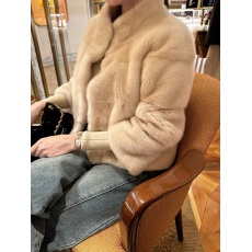 批发水貂毛皮草外套 环保毛毛大衣 2026年新款女款 休闲百搭<b class='q'>通勤</b>轻奢