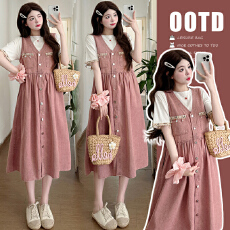 批发实拍夏装新款珠片<b class='q'>流苏</b>孕妇<b class='q'>连衣裙</b>两件套