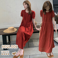 批发夏新款 高级设计感镂空碎花<b class='q'>孕妇</b><b class='q'>连衣裙</b>