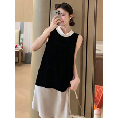 批发重要场合漂亮黑色立领无袖<b class='q'>衬衫</b>女2026夏季宽松显瘦超好看薄款<b class='q'>衬衣</b>