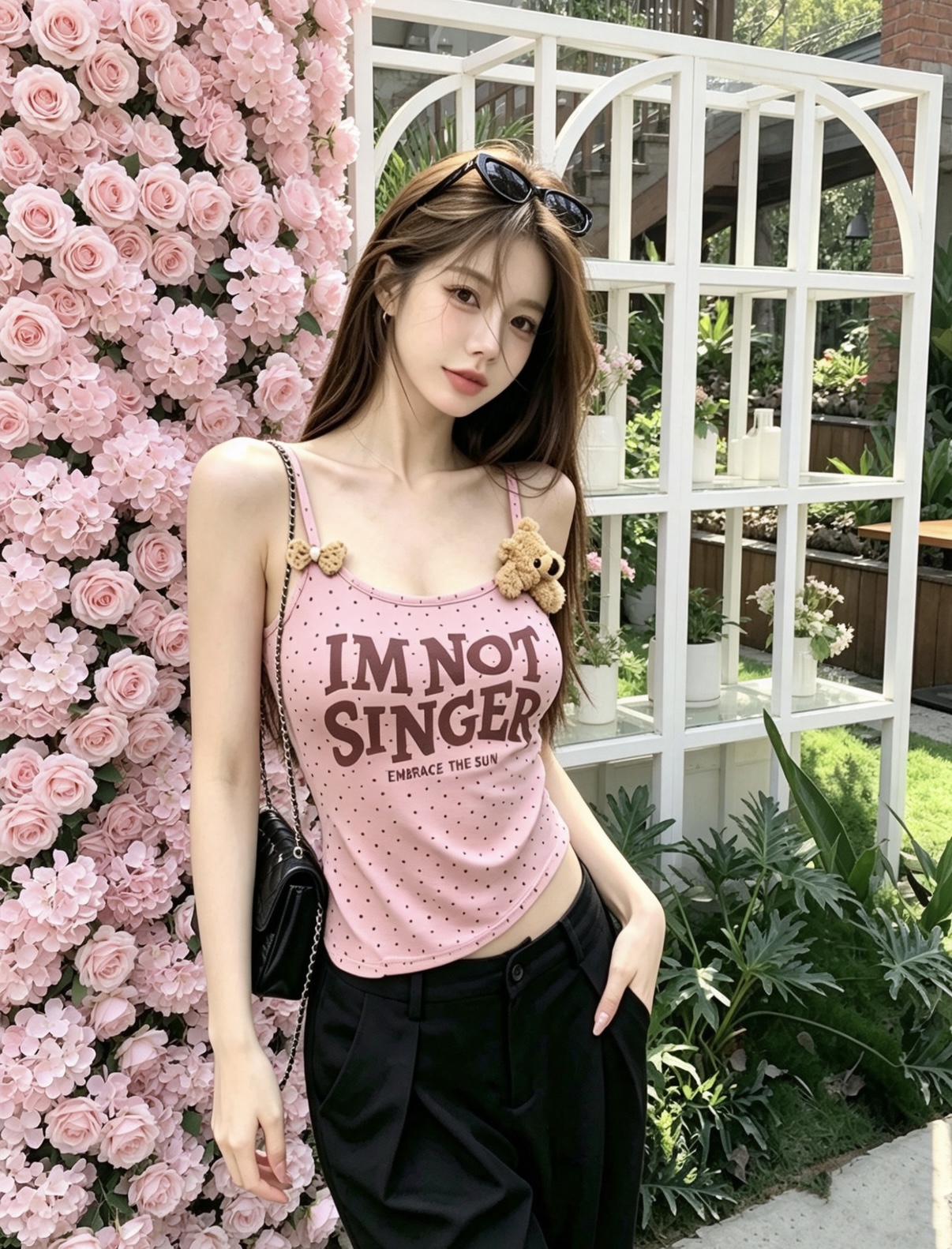 실사 달콤한 매운맛 플리스 작은 곰 슬립